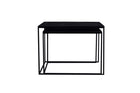 Mangohouten Salontafel Carlin set van 2 Laag