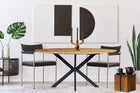Mangohouten Eettafel Ovaal Julia 300x130 cm (2,5 cm)