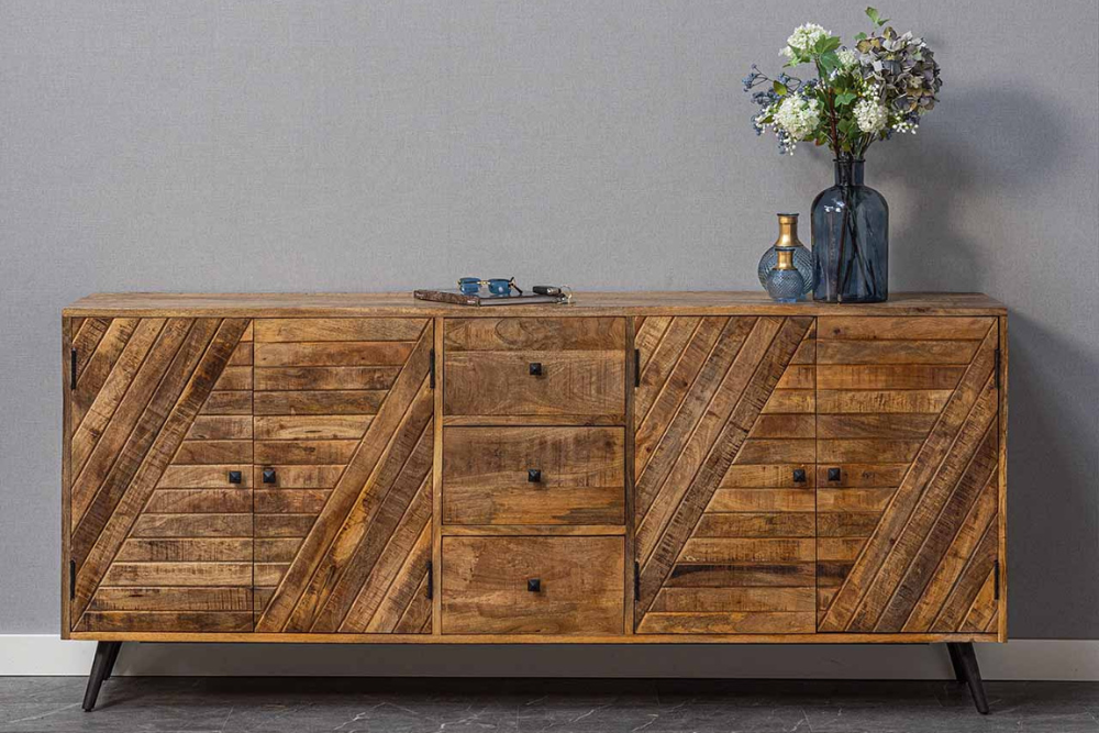 Mangohouten Dressoir Fiona 165 cm