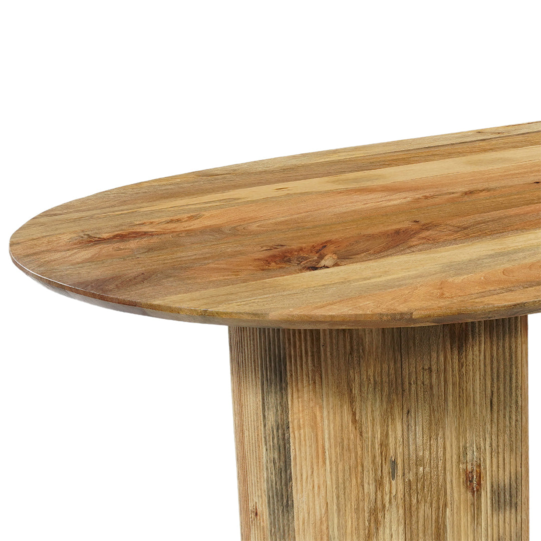 Mangohouten Eettafel Maeve 210x100 cm