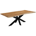Acaciahouten Eettafel Rechthoek Edge 200x100 cm