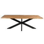 Acaciahouten Eettafel Rechthoek Edge 220x100 cm