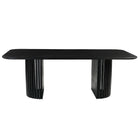 Mangohouten Eettafel Keelin 260x120 cm Zwart
