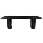Mangohouten Eettafel Keelin 260x120 cm Zwart