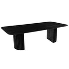 Mangohouten Eettafel Keelin 260x120 cm Zwart