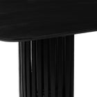 Mangohouten Eettafel Keelin 260x120 cm Zwart