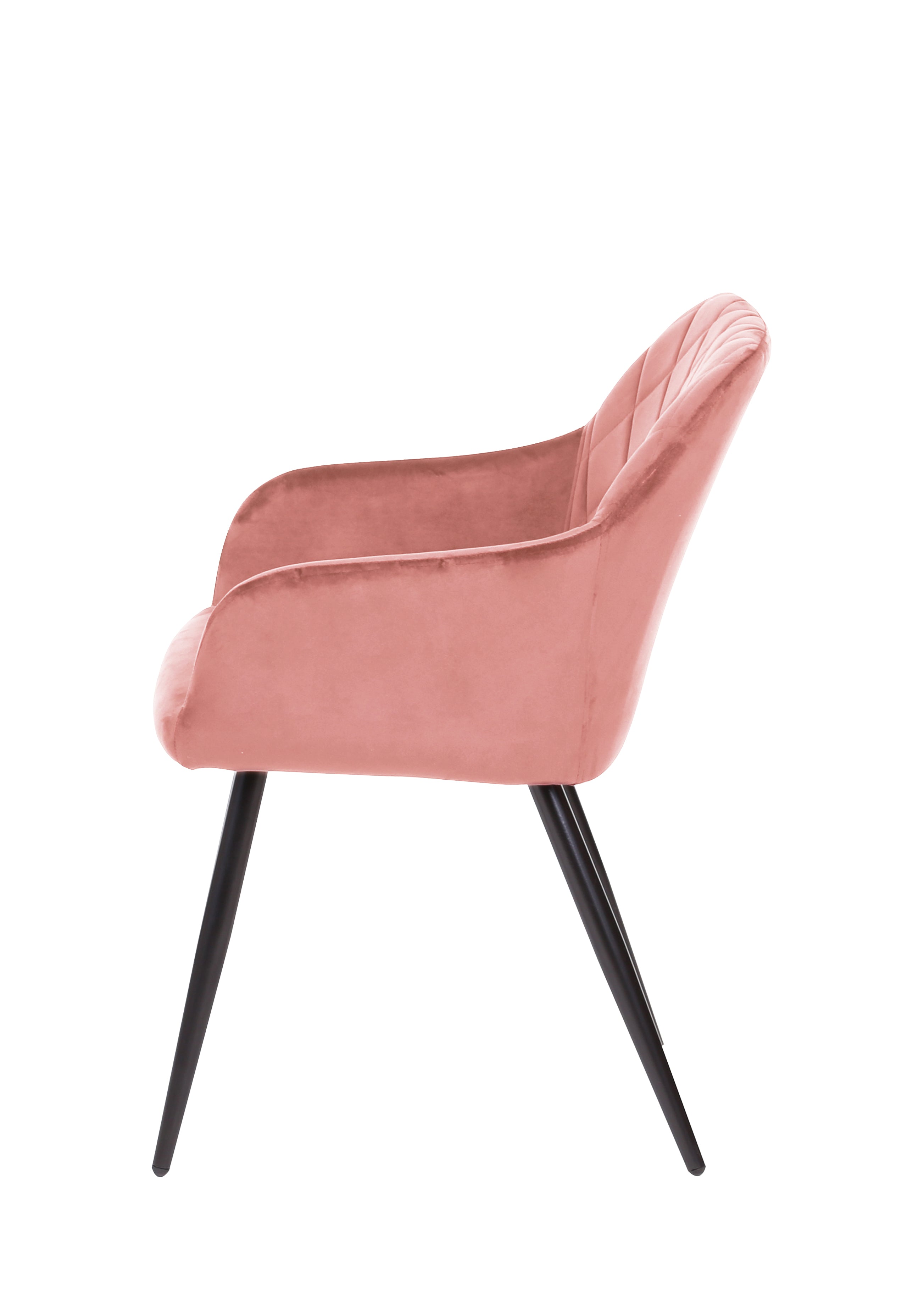 Eettafelstoel Malmö Roze Fluweel