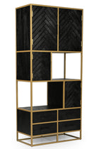 Mangohouten Vakkenkast Fingula 90 cm
