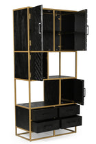 Mangohouten Vakkenkast Fingula 90 cm