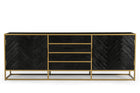 Mangohouten Dressoir Fingula 210 cm