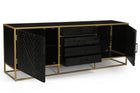 Mangohouten Dressoir Fingula 210 cm