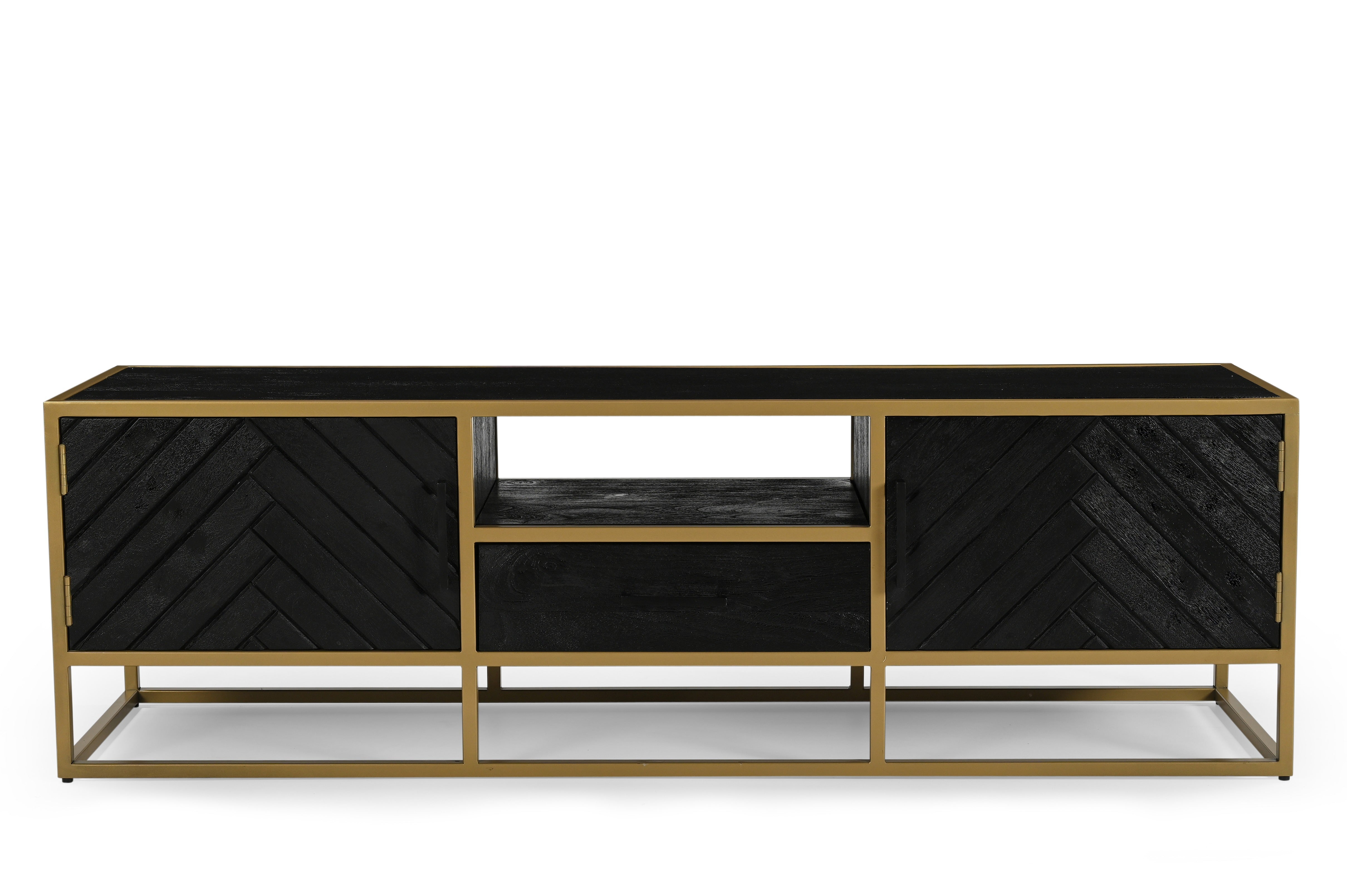 Mangohouten TV Meubel Fingula 165 cm