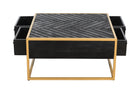 Mangohouten Salontafel Fingula 80x80 cm