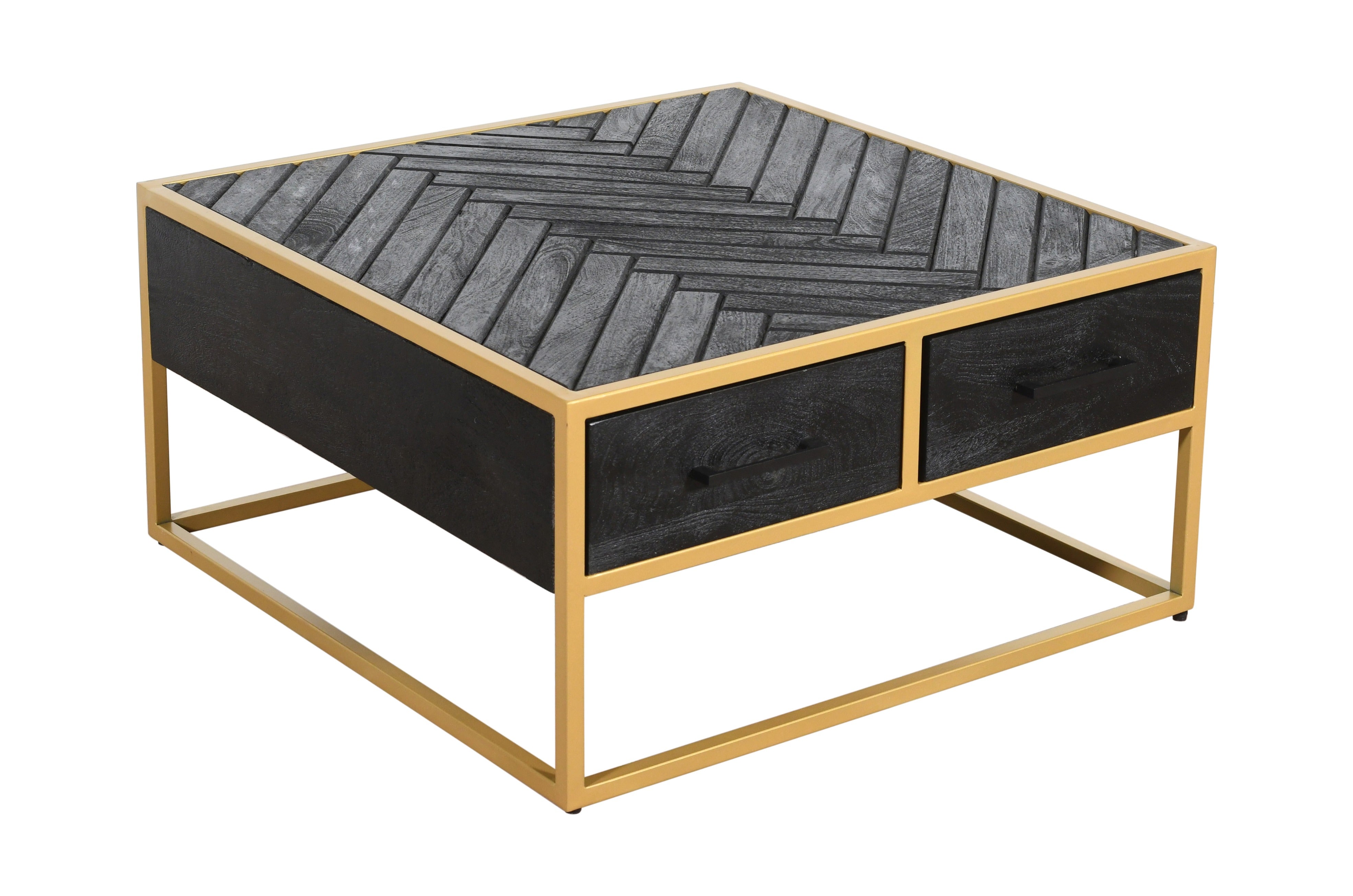 Mangohouten Salontafel Fingula 80x80 cm