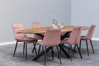 Mangohouten Eettafel Ovaal Julia 300x130 cm (2,5 cm)