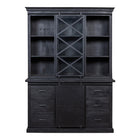 Mangohouten Buffetkast Milan 160 cm X Zwart