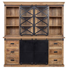 Mangohouten Buffetkast Milan 160 cm dubbele deurtjes X