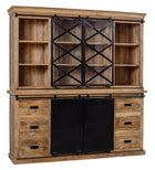Mangohouten Buffetkast Milan 160 cm dubbele deurtjes X