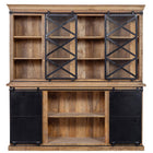 Mangohouten Buffetkast Milan 160 cm dubbele deurtjes X