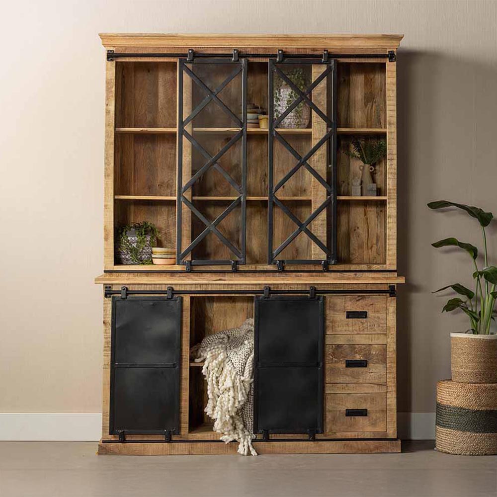 Mangohouten Buffetkast Milan 190 cm X