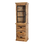 Mangohouten Buffetkast Milan 65x200 cm Recht