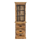Mangohouten Buffetkast Milan 65x200 cm Recht