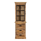 Mangohouten Buffetkast Milan 65x200 cm Recht