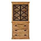 Mangohouten Buffetkast Milan 100 cm en 3 lades X