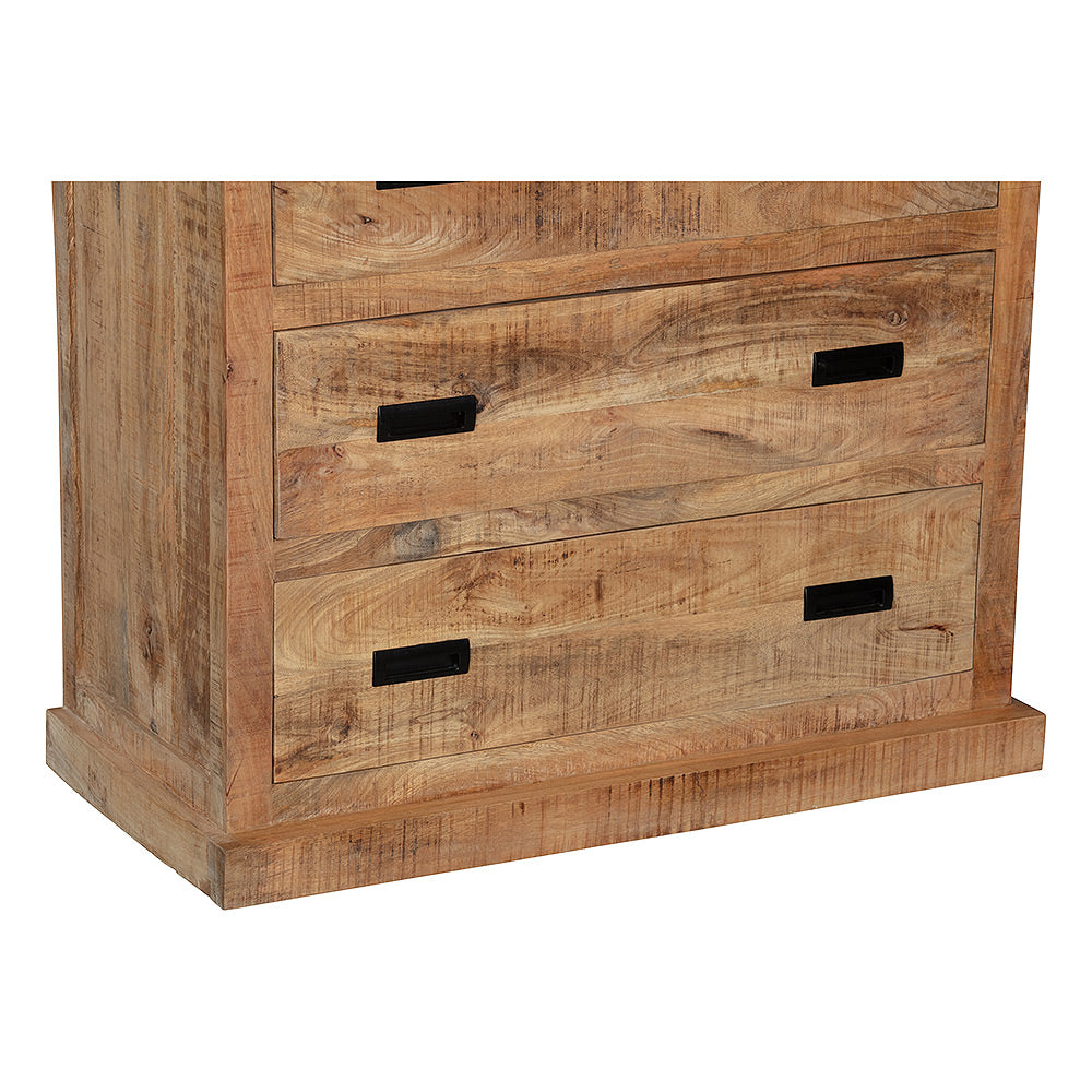Mangohouten Buffetkast Milan 100 cm en 3 lades X