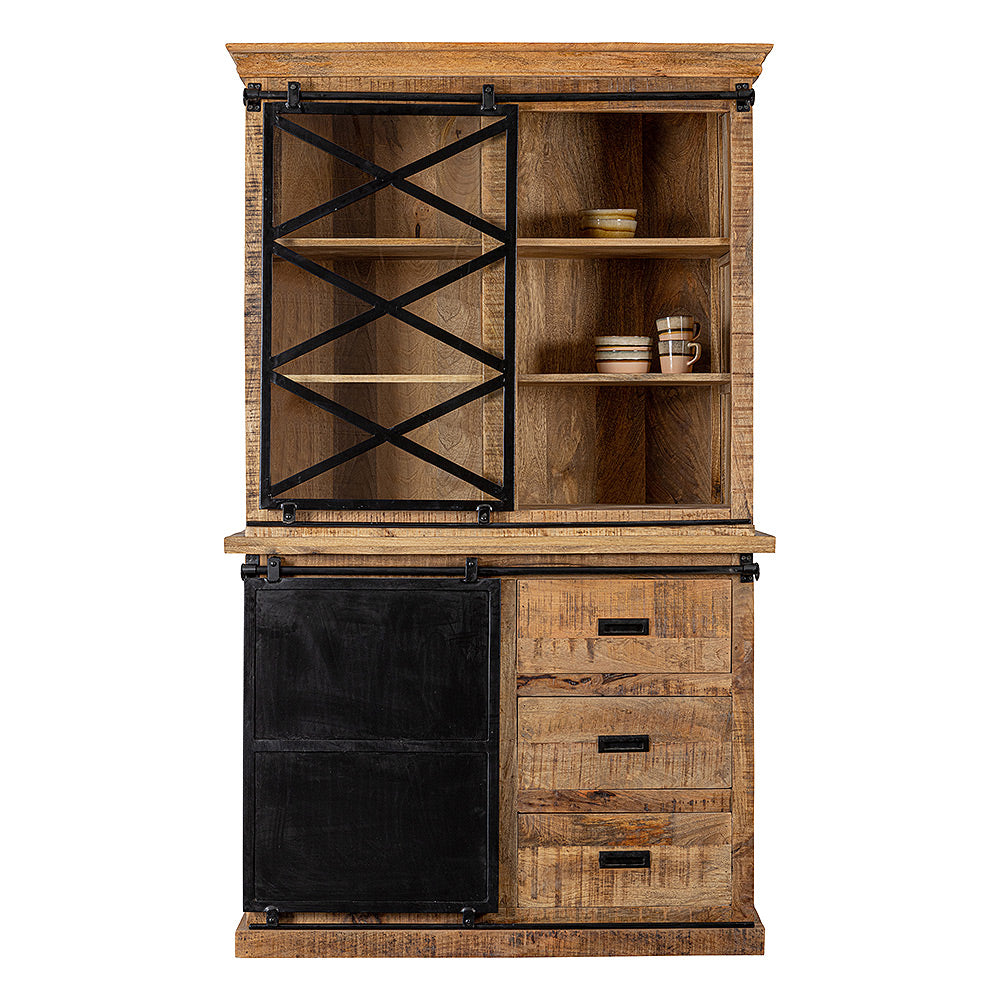 Mangohouten Buffetkast Milan 100 cm X
