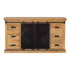 Mangohouten Dressoir Milan 160 cm Dubbele Deur