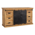 Mangohouten Dressoir Milan 160 cm Dubbele Deur