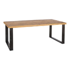 Mangohouten Eettafel Rechthoek Roy 220x100 cm (6cm)
