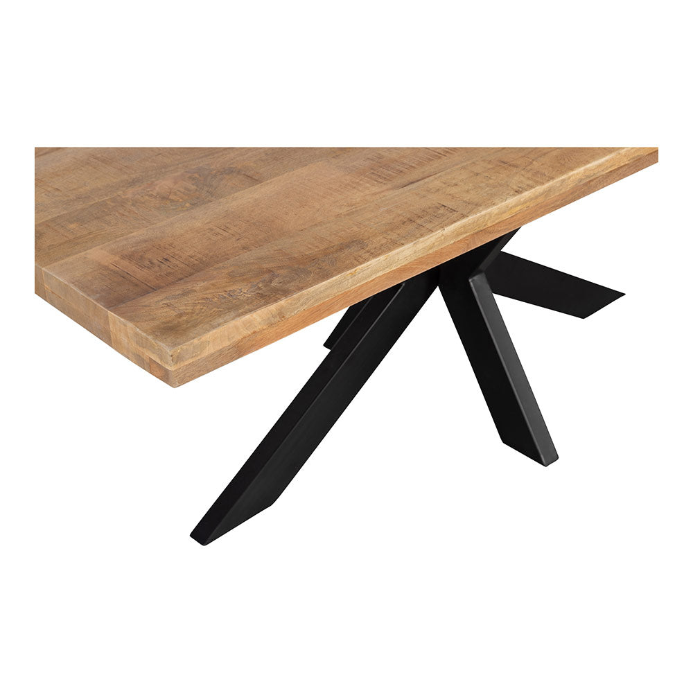 Mangohouten Eettafel Rechthoek Donald 280x120 cm (6cm)
