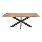 Mangohouten Eettafel Rechthoek Donald 280x120 cm (6cm)