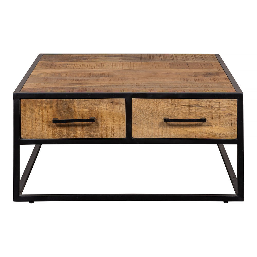 Mangohouten Salontafel Lowen 80x80 cm