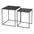 Mangohouten Salontafels Carlin set van 2