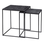 Mangohouten Salontafels Carlin set van 2