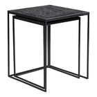 Mangohouten Salontafels Carlin set van 2