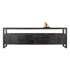 Mangohouten TV Meubel Britt 220 cm Zwart