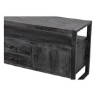 Mangohouten TV Meubel Britt 220 cm Zwart