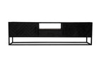 Mangohouten TV Meubel Kjeld 180 cm Zwart