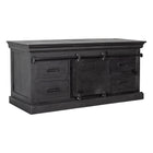 Mangohouten TV Meubel Milan 120 cm Zwart