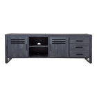 Mangohouten TV Meubel Tristan 180 cm Zwart