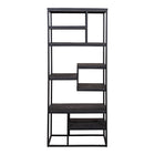 Mangohouten Vakkenkast Bowi 80 cm Zwart