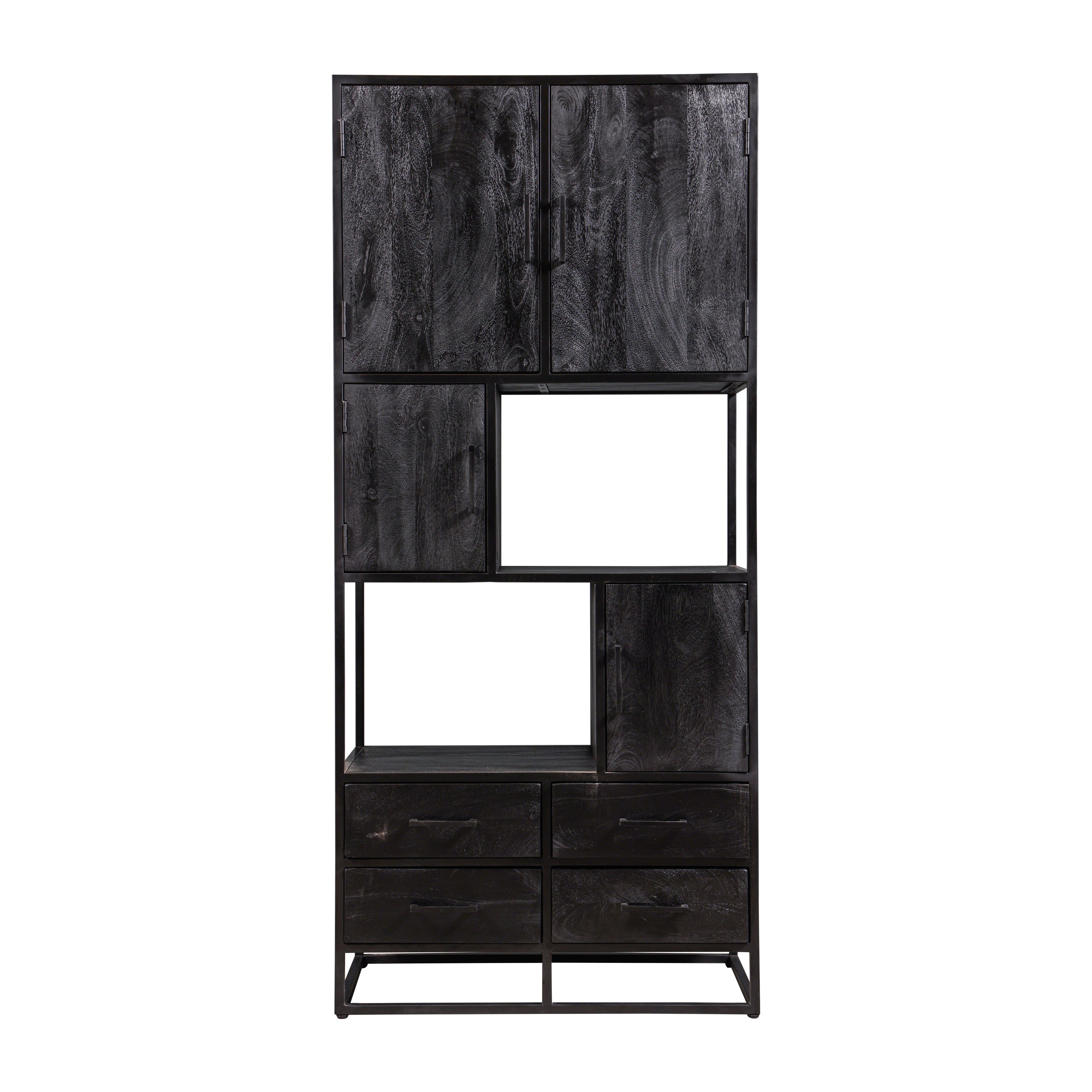 Mangohouten Vakkenkast Brendon 90 cm