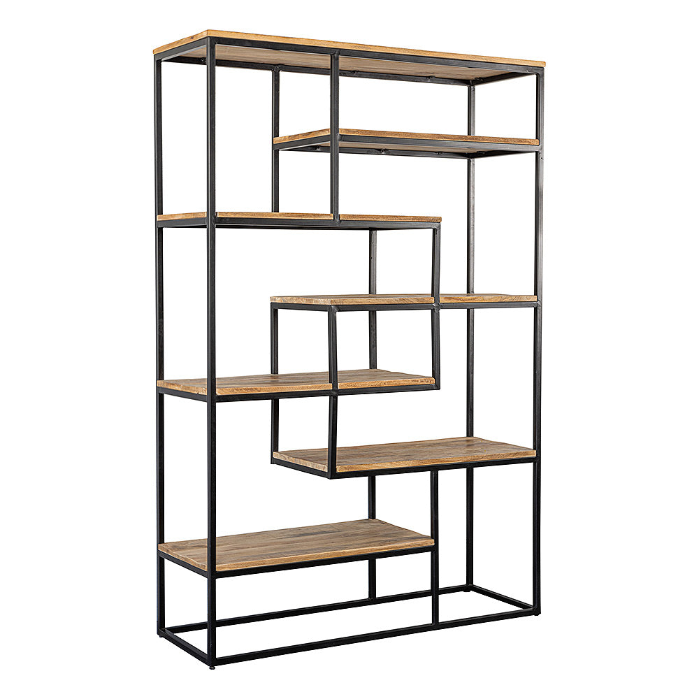 Mangohouten Vakkenkast Bowi 120 cm