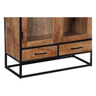 Mangohouten Vitrinekast Owen 95 cm