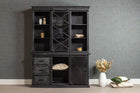 Mangohouten Buffetkast Milan 160 cm X Zwart
