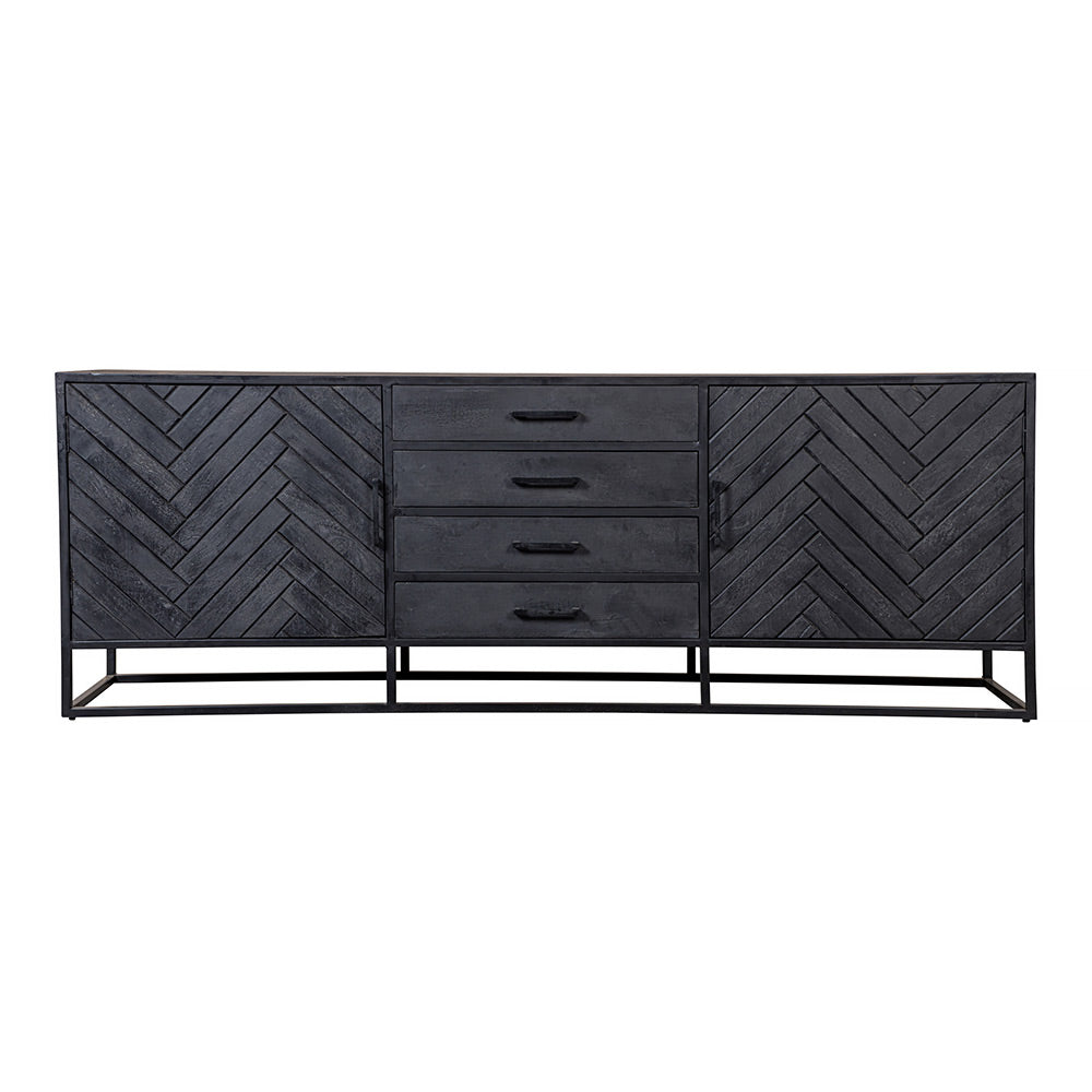 Mangohouten dressoir New York Fianna 165 cm